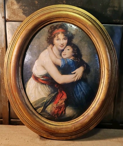 Cadre ovale mme vigée lebrun - mme,