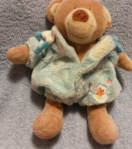 Doudou peluche ours marron - peluche,