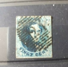 timbre Belge 1851 - 1861