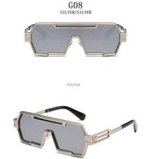 ?️ Lunettes de Soleil G08 Futuristes - Argent Ultra-Style ✨