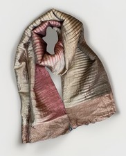 Écharpe Silk-Look Brun Rose