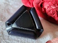 Antique Large Thick Blue Rod Button 3.2cm Collection Ref 5301