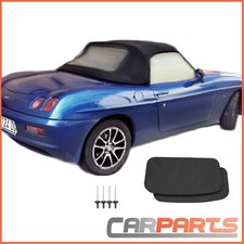 Roadster Cabriolet Toit Souple Housse Capote Noir pour Fiat Barchetta 183 1.8