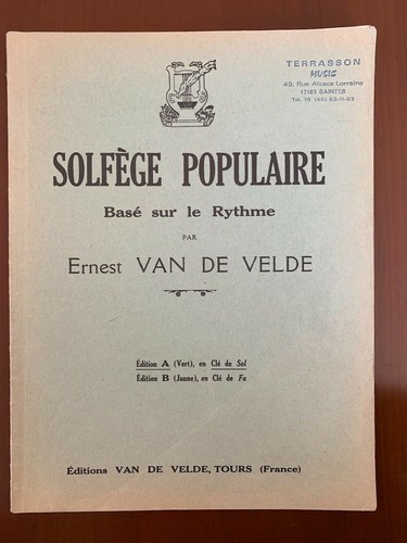 Solfège populaire edition - solfège,