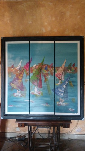 Triptyque contemporain la - triptyque, "la