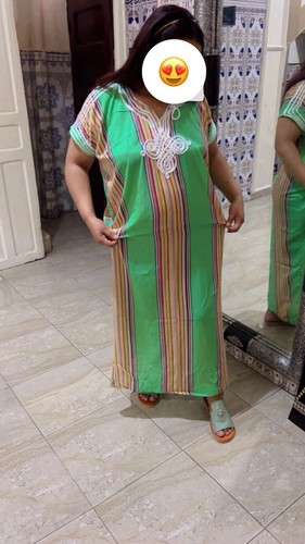 Robe caftan midi femme - , m