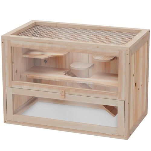 5in tier wooden hamster - 23.5in, 2-tier