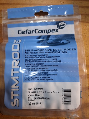 Compex électrodes noires - Électrodes, snap