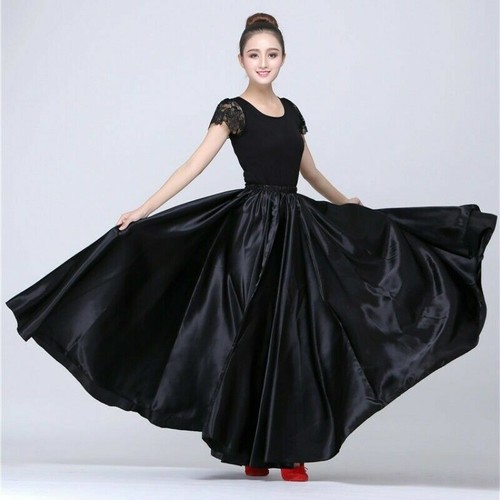 Femme satin latin danse - satin,
