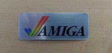 Aluminum Metal Amiga Logo