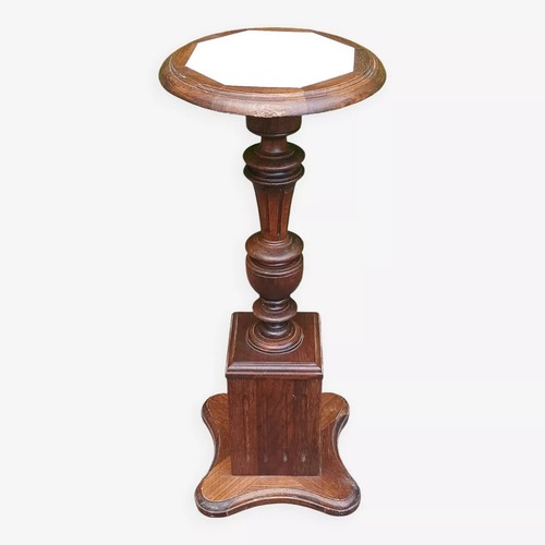 Sellette chêne sculpté - sellette, en