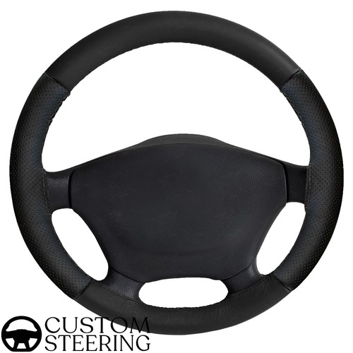 Housse volant cuir noir - en,