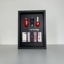 Cadre Art Porsche Ferrari – Clé Porsche Et Ferrari – Décoration Luxe Auto