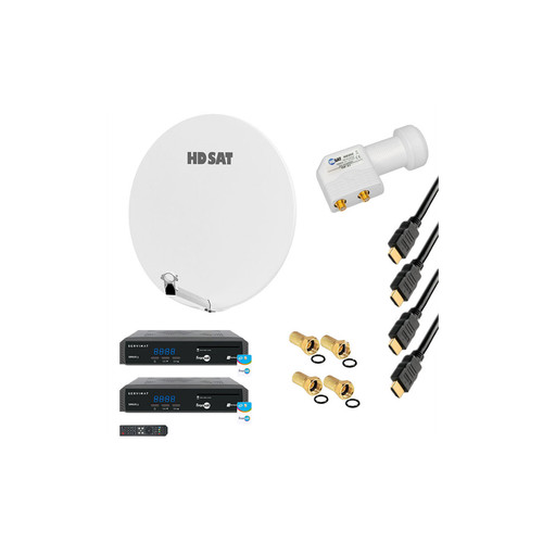 Pack parabole satellite fibre - pack,