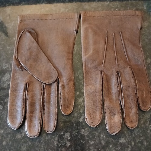 Gants vintages homme cuir - gants,