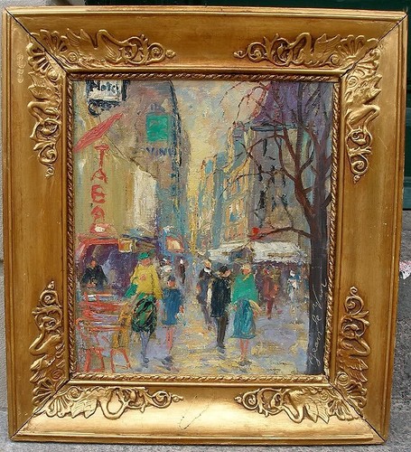 Tableau peinture huile sur - huile,