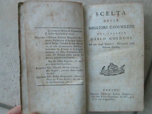 Goldoni scelta delle - scelta,
