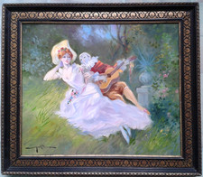 " Colombine et Arlequin "