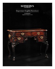 Sotheby's, Important Meubles