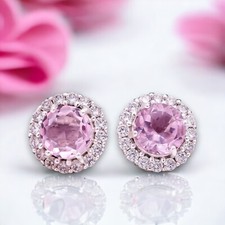 Boucles d'oreilles roses