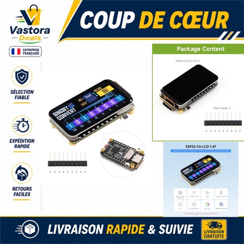 Waveshare esp32 carte - esp32-c6,