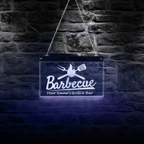 Barbecue bar pub - led, néon