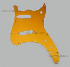 BRUSHED ANODIZED ALUMINUM Pickguard for Duo-sonic Electric Guitar Gold