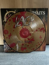 ⚡️⚡️⚡️SLAYER   " HELL AWAITS " METAL BLADE 08" PICTURE DISC VINYL LP ⚡️⚡️⚡️