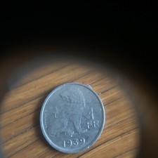 piece de monnaie 1 franc belge