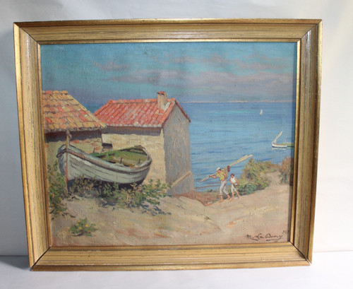 Huile sur toile signée