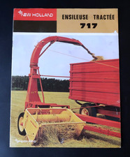 Brochure New Holland Ensileuse Tractée 717 Forage Harvester 1969