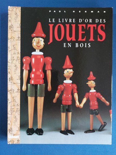 Beau livre jouets bois - livre,