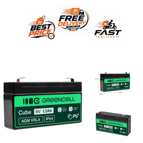 Batterie agm vrla - vrla, 1,3ah