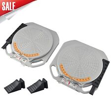 2 Wheels Alignment Tool Heavy Duty Alignment Turn Plates Car Front End Wheel