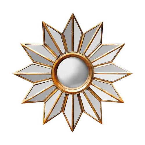 Miroir fleur soleil - , convexe