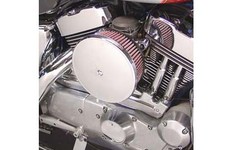 Velo Dish Air Cleaner Chrome fits Harley Davidson
