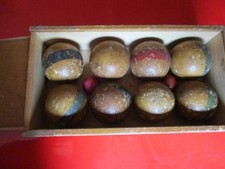 VINTAGE COFFRET BOIS  DE   8