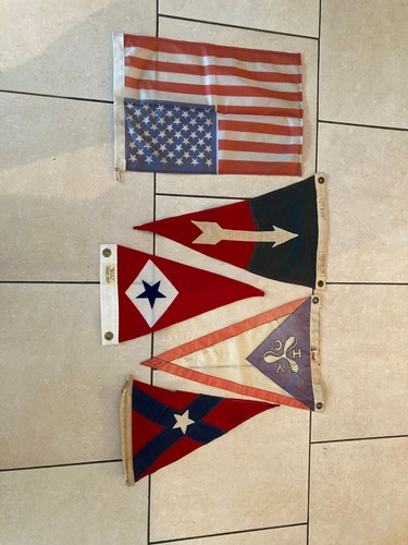 Ancien yacht club burgee - yacht,