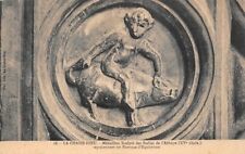 THE CHAIR-DIEU - Carved Medallion of the Abbey Stalls Riding Exercise