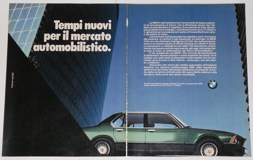 Advert pubblicità auto - advert, 1981
