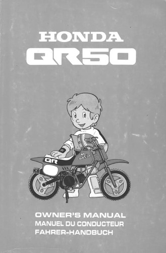 Honda qr50 motorcycle - honda,