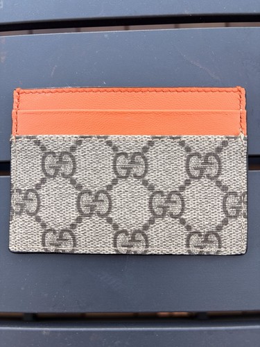 Gucci porte cartes cuir - cuir, motif