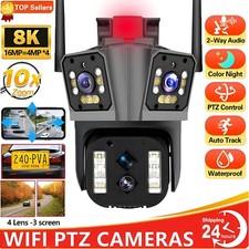 16MP 8K Four Lens IP Camera