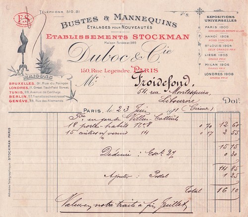 Paris fabricant stockman - 75,