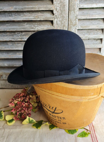 Ancien chapeau melon 1910 - chapeau,