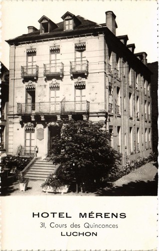 Cpa luchon hotel - cpa,