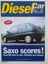 Diesel Car Magazine Citroen Saxo 1.5D 1.5 Diesel SX Review Article Brochure 1996