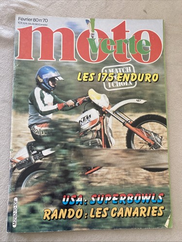 Moto verte 1980 - moto, canam