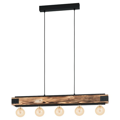Lustre rustique bois vintage - rustique,