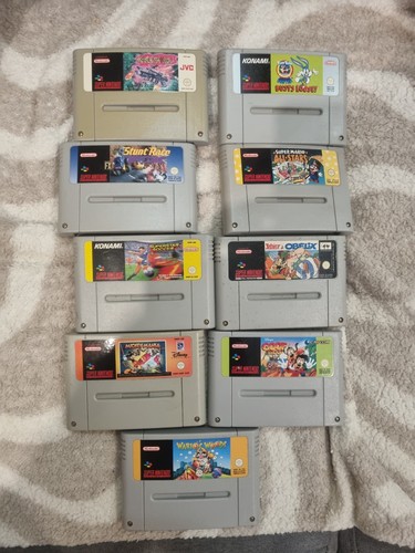Lot jeux snes super nintendo - lot,